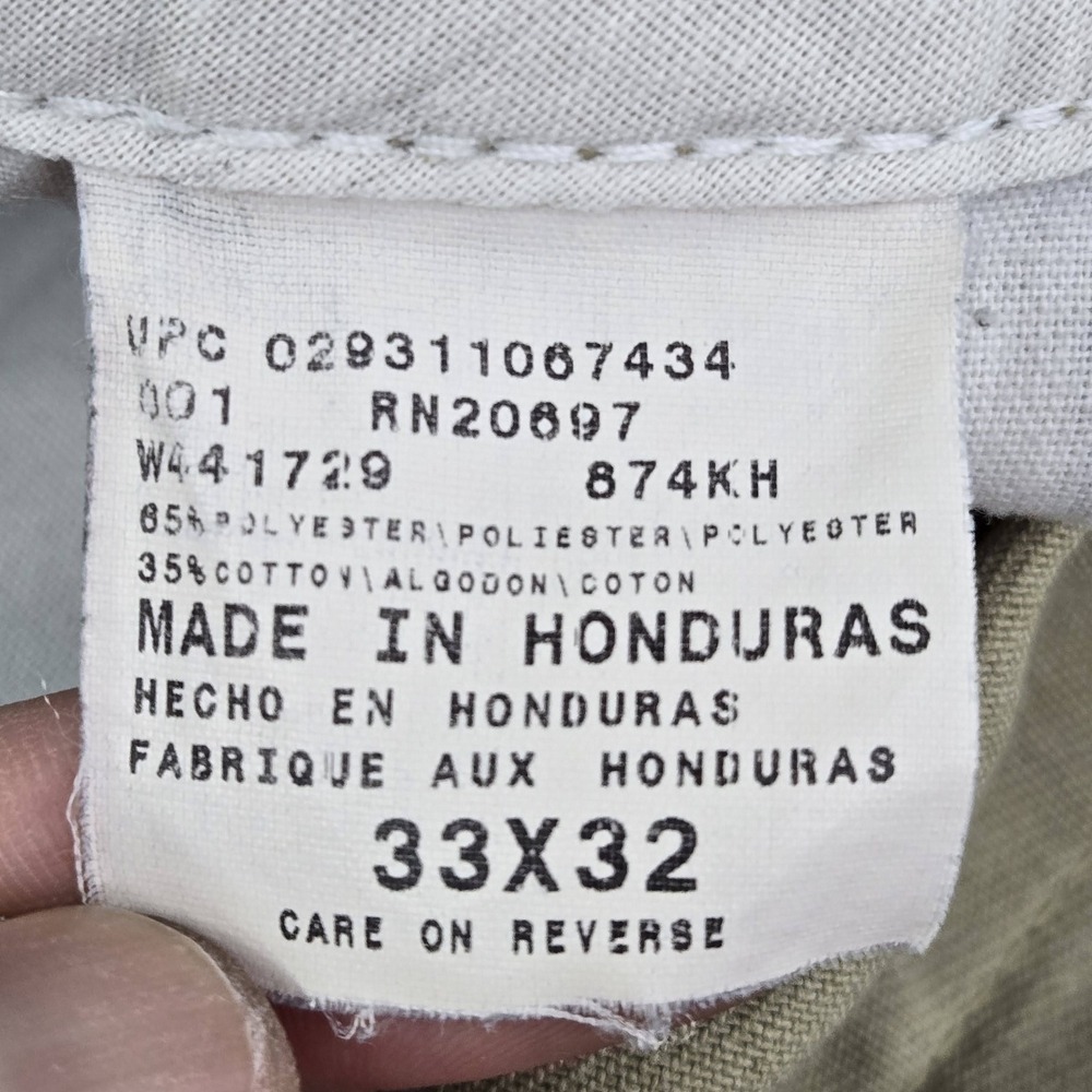 Dickies Men Pants 33X32 Brown Chino Work Pants Gorpcore 30" Inseam - Picture 3 of 11